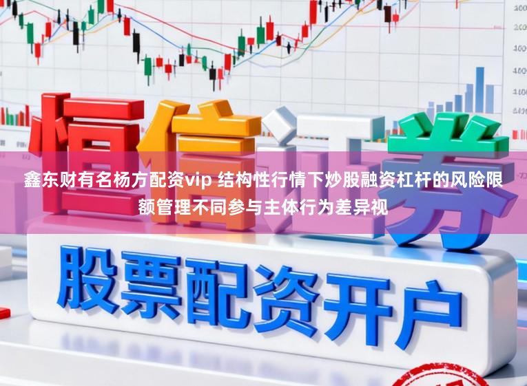 鑫东财有名杨方配资vip 结构性行情下炒股融资杠杆的风险限额管理不同参与主体行为差异视