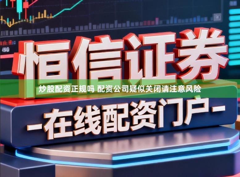 炒股配资正规吗 配资公司疑似关闭请注意风险