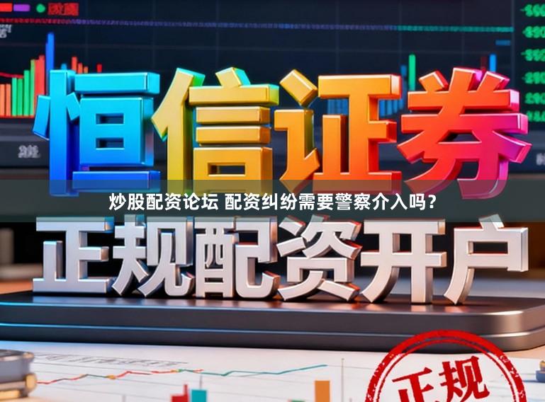 炒股配资论坛 配资纠纷需要警察介入吗?